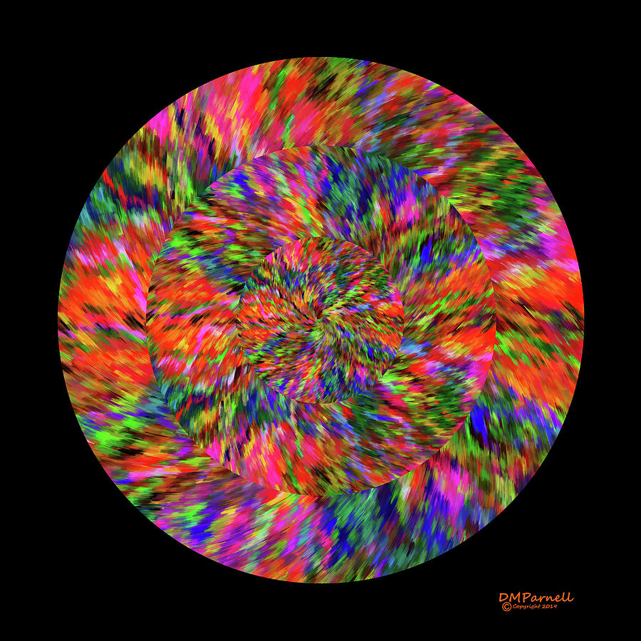 Psycho Rainbow Twirl Neon Digital Art by Diane Parnell - Fine Art America