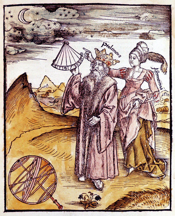 Ptolemy, Alexandrian Greek Astronomer Drawing by Print Collector