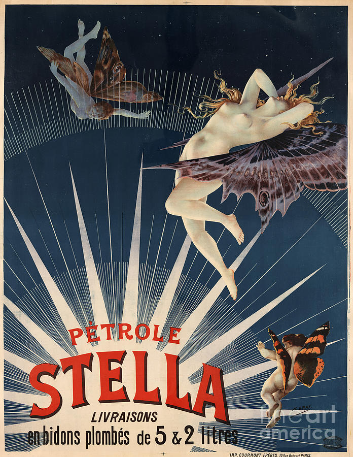 Pétrole Stella Stella Gasoline Drawing by Heritage Images