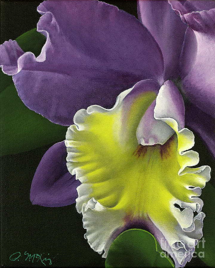 Orchid Painting - Pualani by Peggy McKinsey