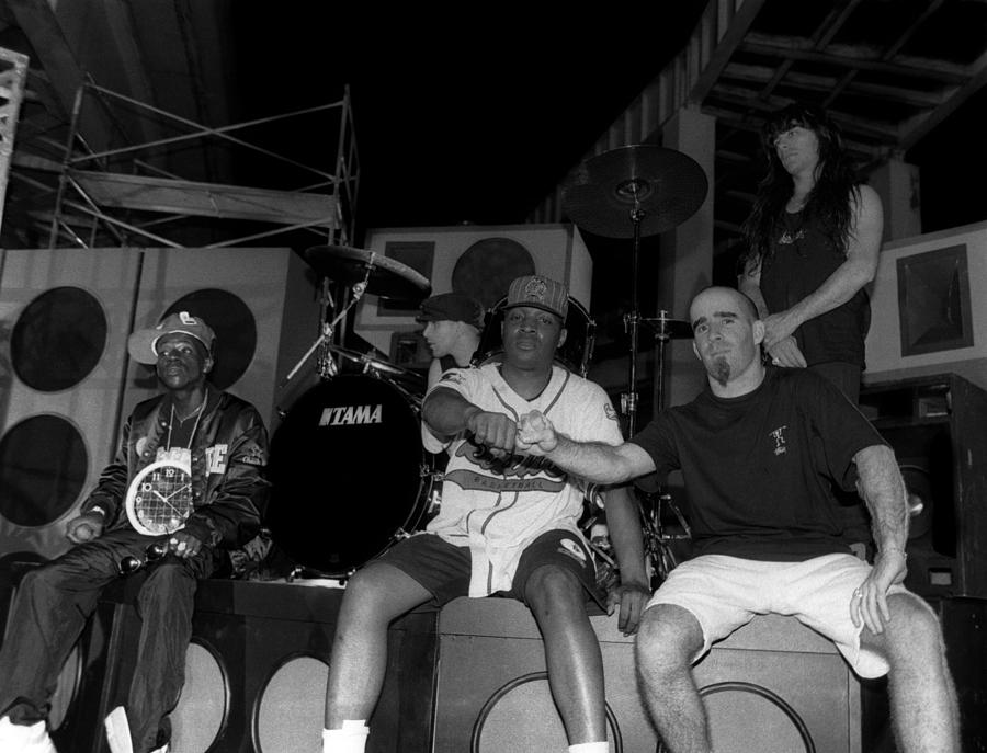 Public Enemy And Anthrax Video Shoot In Photograph by Raymond Boyd