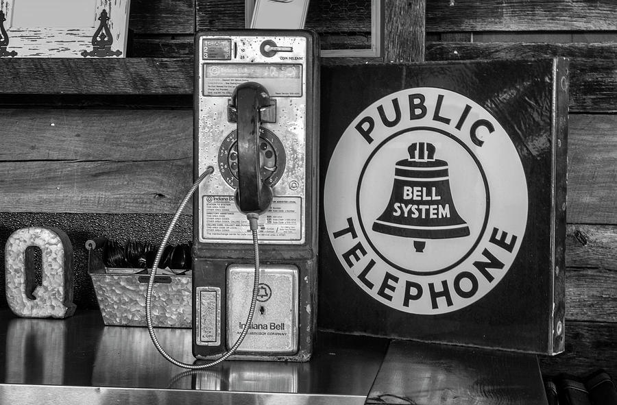 Public Telephone Photograph by Arttography LLC