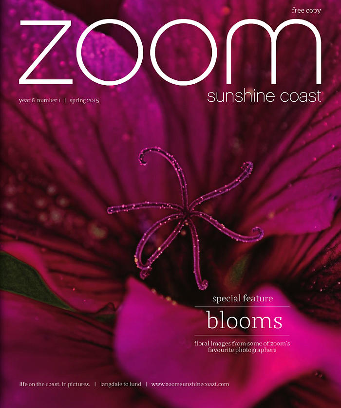 Published in Zoom Magazine - Spring 2015 Edition Front Cover Photograph by Peggy Collins