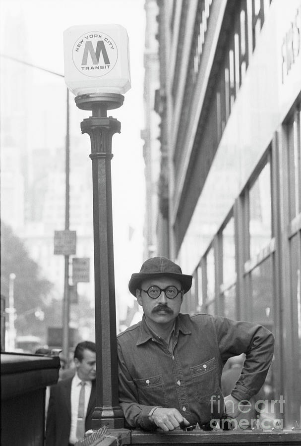 Publisher Ralph Ginzburg In New York Photograph by The Estate Of David Gahr