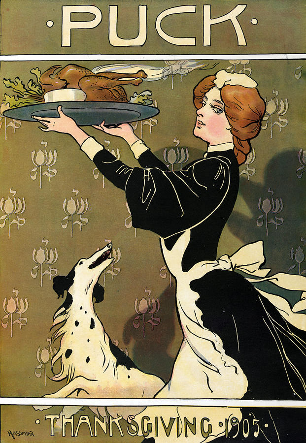 Puck Thanksgiving, 1905 Photograph by Science Source Puck Thanksgiving, 1905 Photograph by Science Source