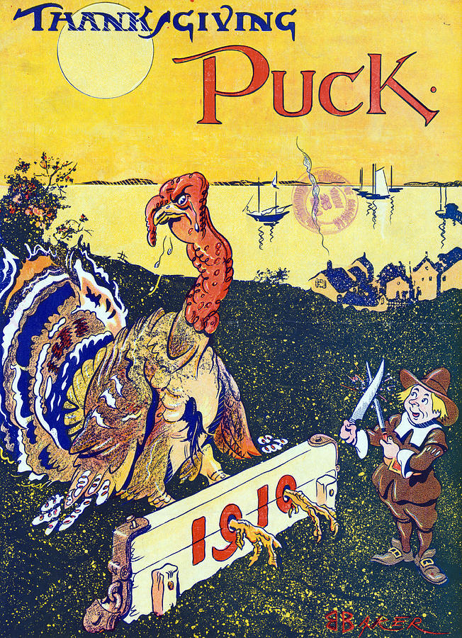 Puck Thanksgiving, 1910 Photograph by Science Source