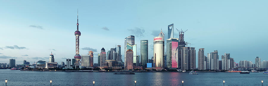 Pudong Skyline Photograph by Wecand