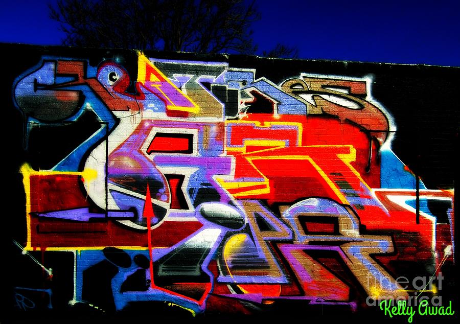 Pueblo Graffiti Photograph by Kelly Awad