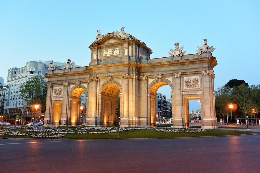 Puerta de Alcala Photograph by Two Small Potatoes - Fine Art America