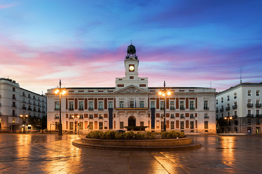 Puerta Del Sol Square Is The Main Photograph by Prasit Rodphan - Fine ...