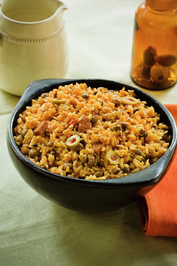 Puerto Rican Olive Rice Photograph by Colin Cooke