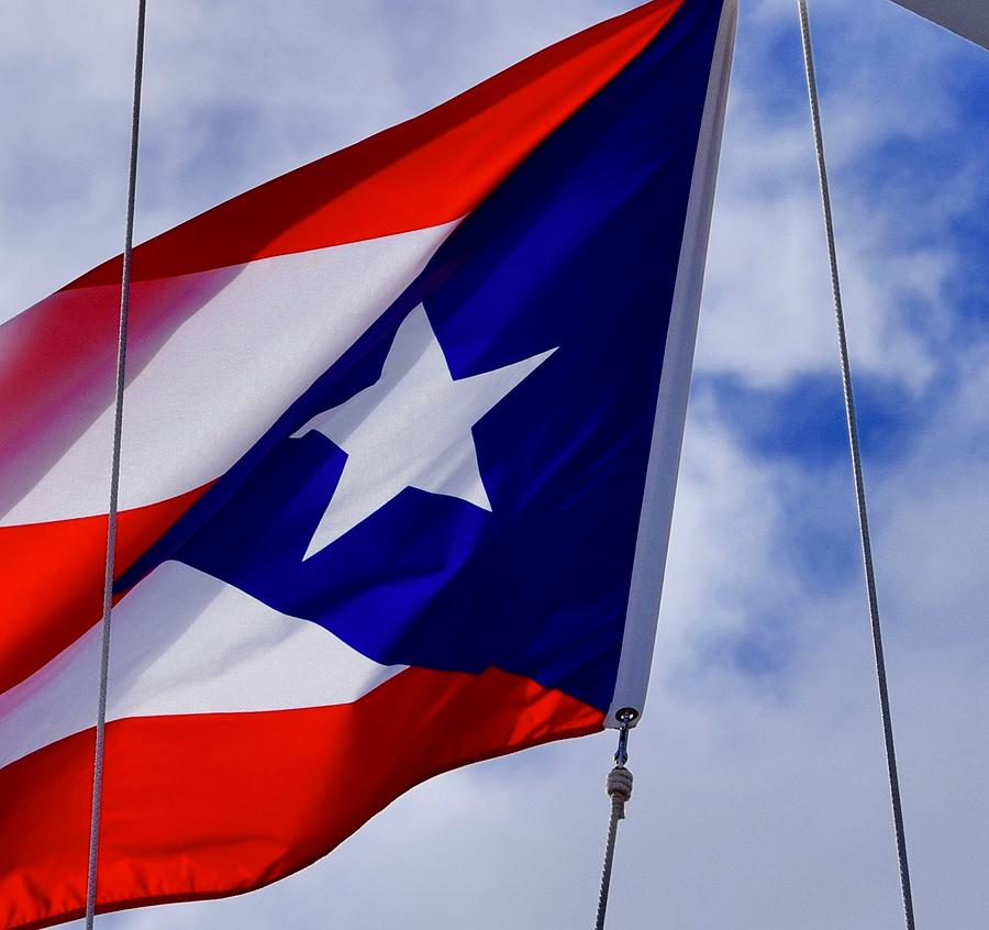 Puerto Rico Boat Flag Photograph by Debra Grace Addison