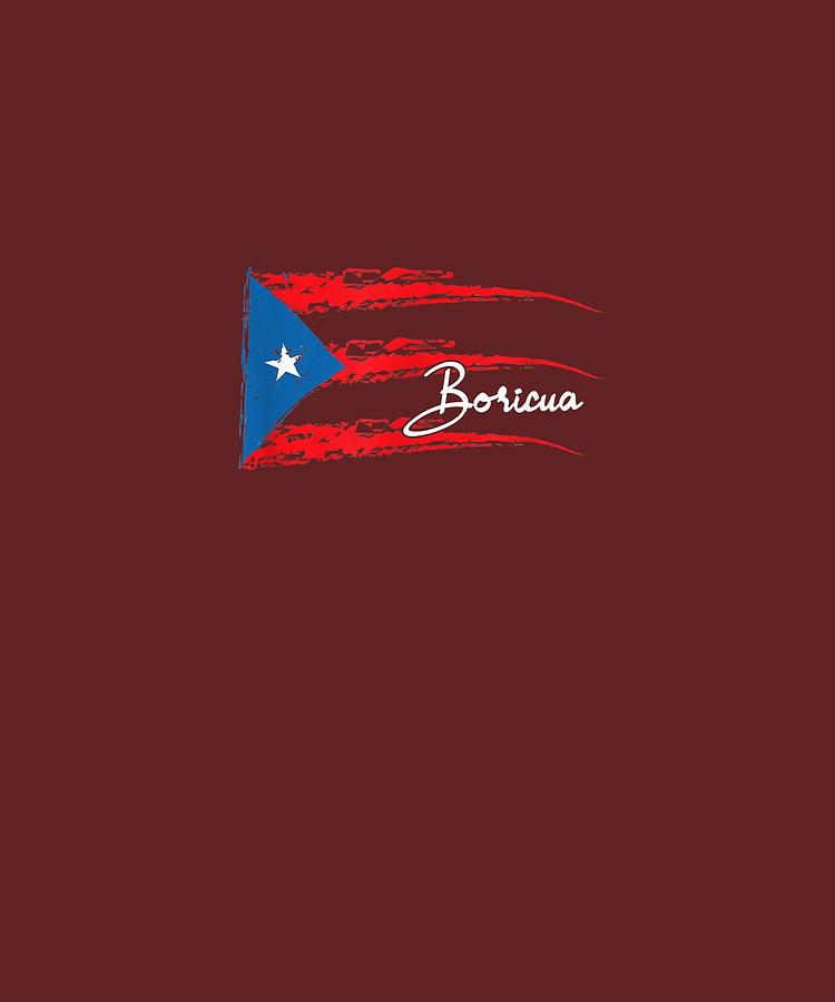 Puerto Rico Flag Shirt Boricua T Shirt Digital Art By Do David