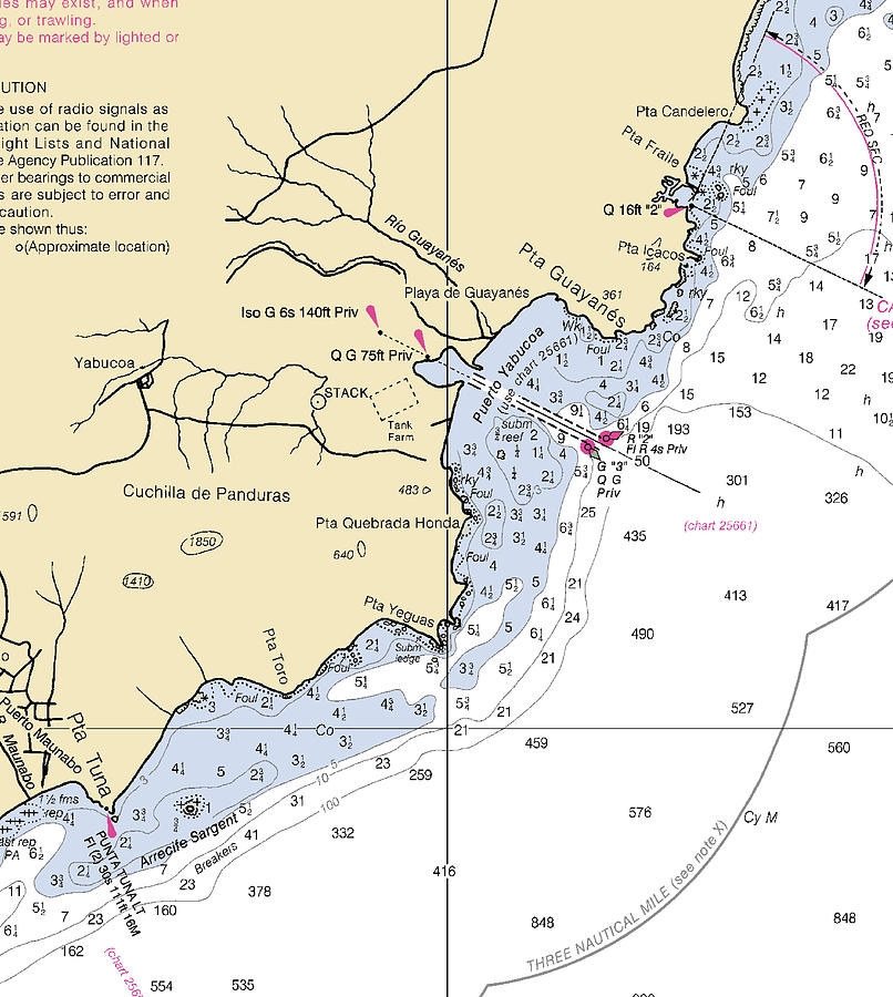 Puerto Yabucoa-puerto Rico Nautical Chart Mixed Media by Sea Koast | Pixels