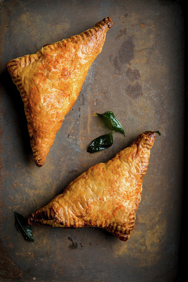 Puff Pastries Filled With Vegetables Photograph by Nitin Kapoor