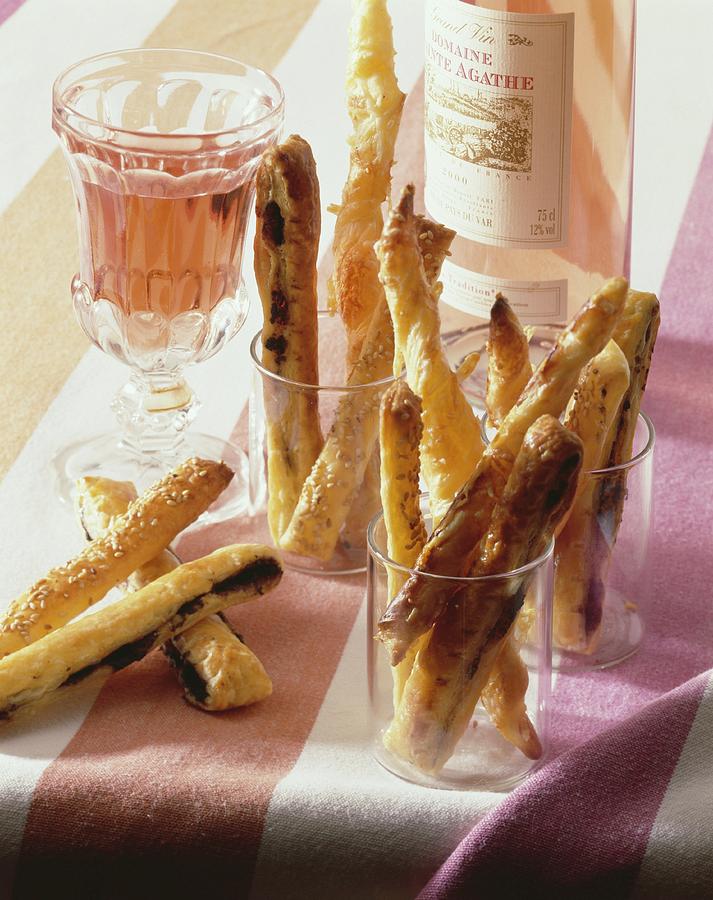 Puff Pastry Sticks Photograph by Vaillant
