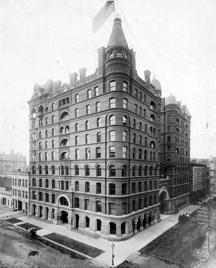 Pullman Building Photograph by Chicago History Museum
