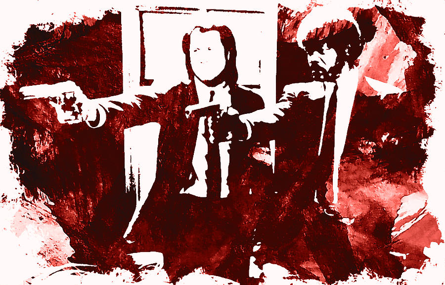 Pulp Fiction 8a Mixed Media by Brian Reaves