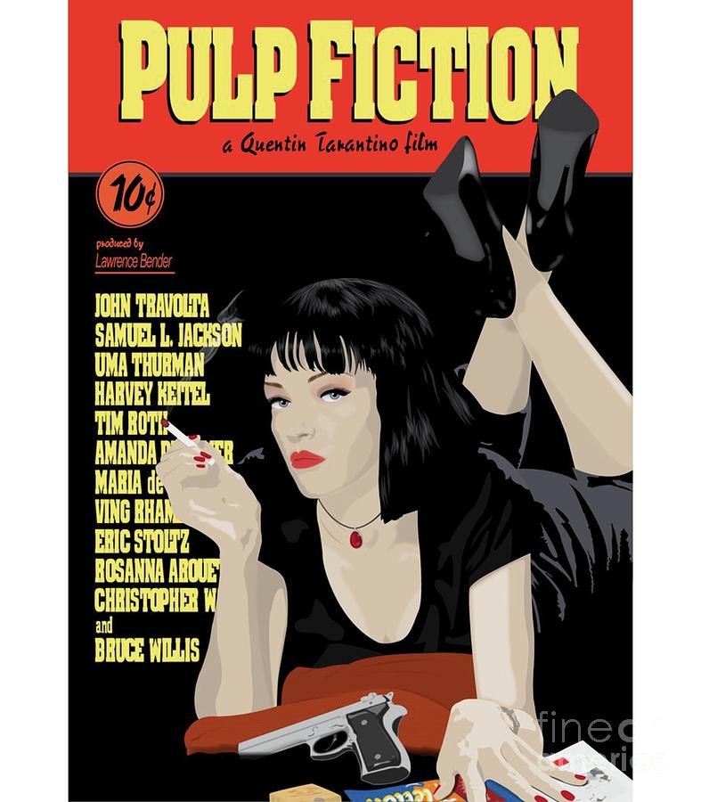Pulp Fiction Digital Art - Pulp fiction  by Zig Street