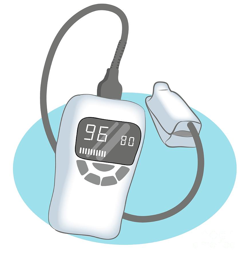 clipart pulse oximeter