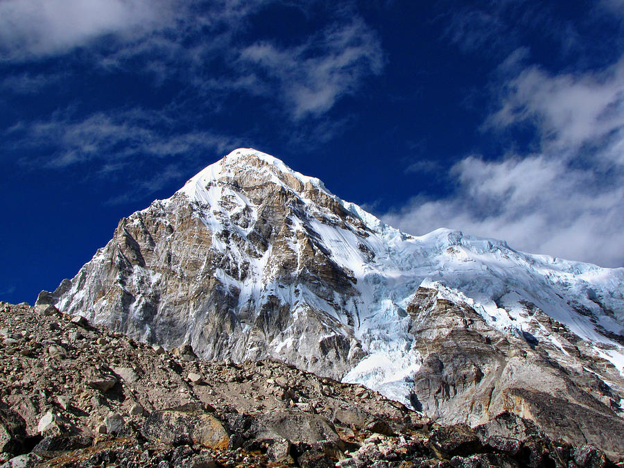 Pumori-everest Base Camp Trek-nepal Photograph by Copyright Michael Mellinger