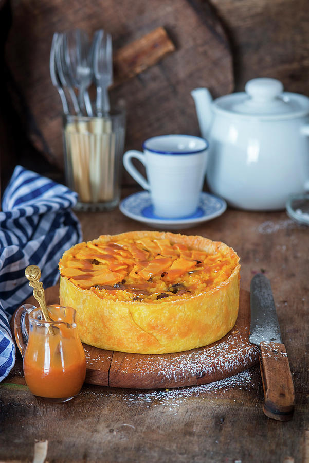 Pumpkin Cake With Baked Millet Filling Photograph by Irina Meliukh