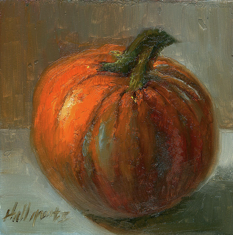Pumpkin Painting - Pumpkin by Hall Groat Ii