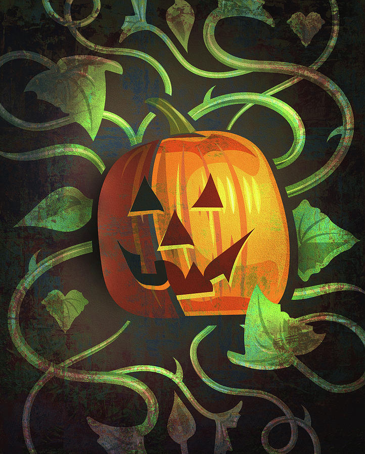 Halloween Mixed Media - Pumpkin Patch by Greg Simanson
