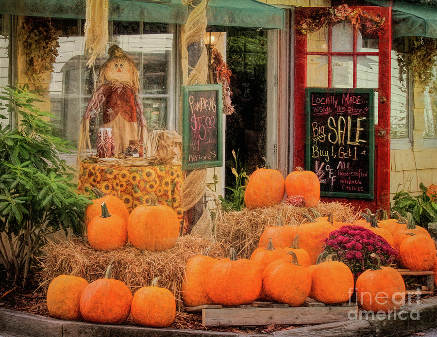 Pumpkin Stand Photograph by Michelle Tinger