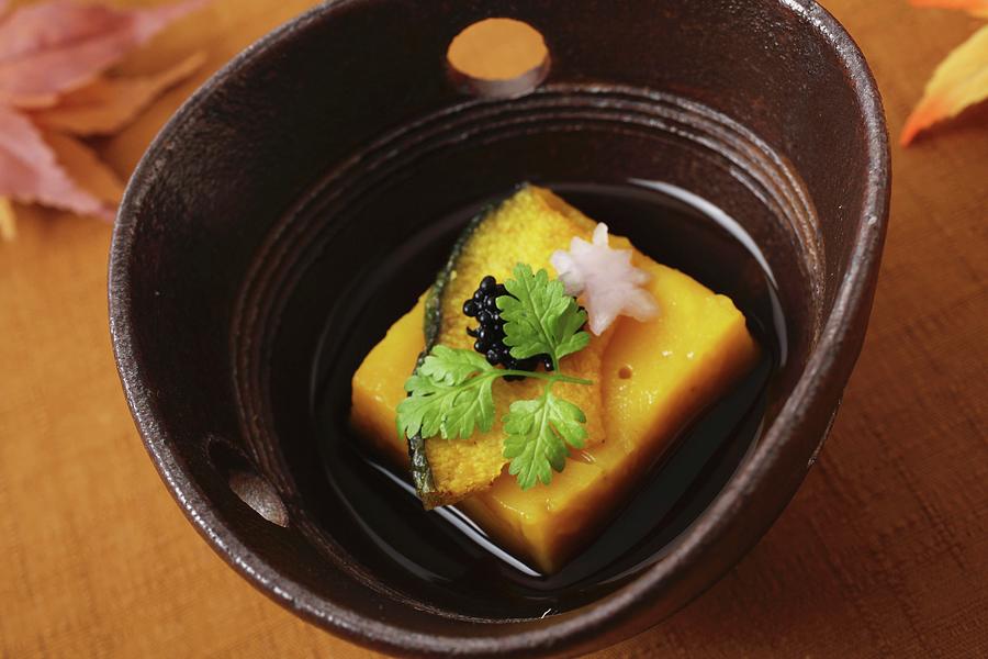 Pumpkin Tofu From Japan Photograph by Yuichi Nishihata Photography