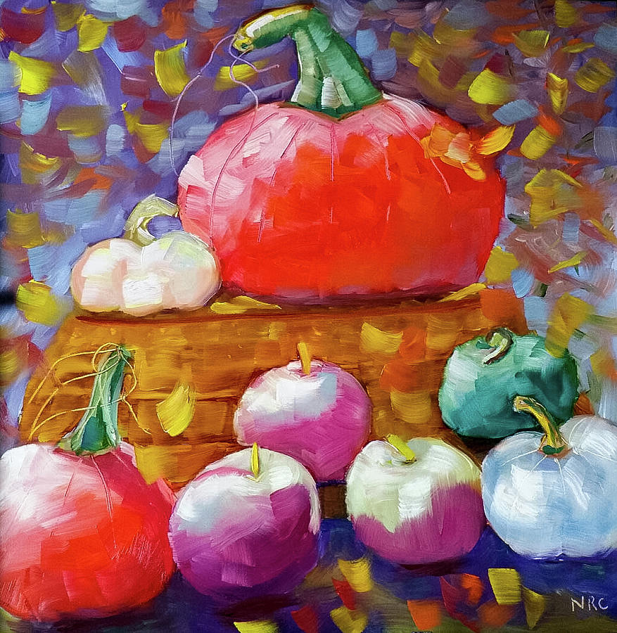 Pumpkins and Apples by Natalie Rotman Cote Pumpkins and Apples by Natalie Rotman Cote
