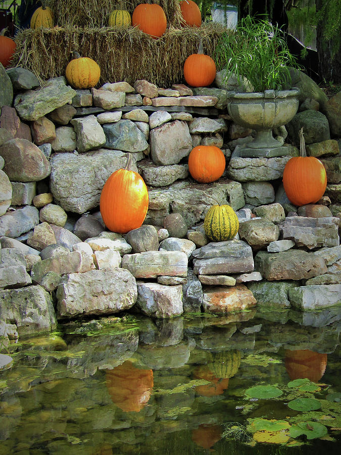Fall Painting - Pumpkins by Heather Buechel