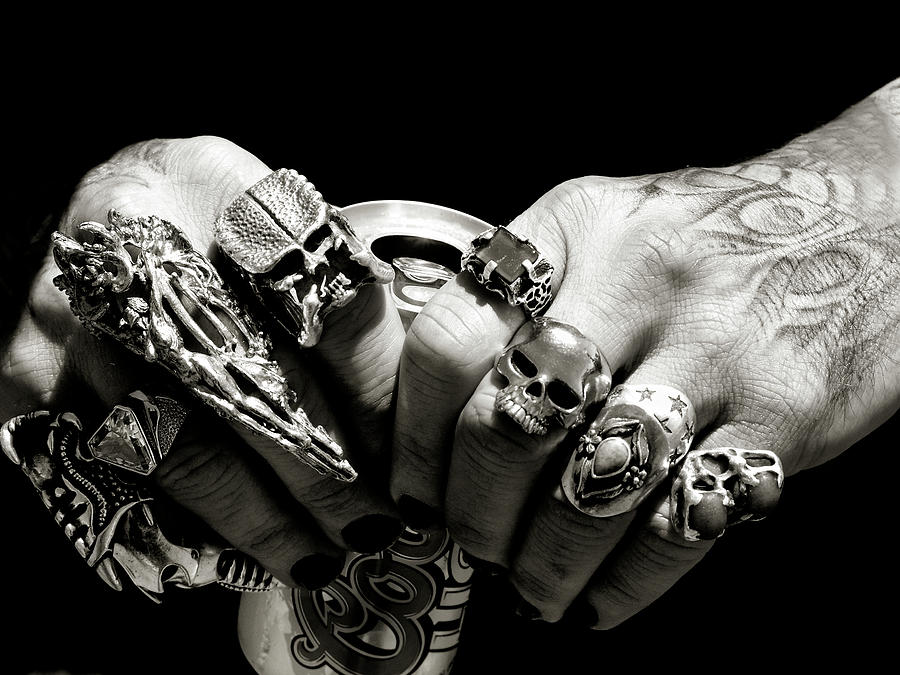 Punk Rocker Hands Photograph by Jeffrey PERKINS
