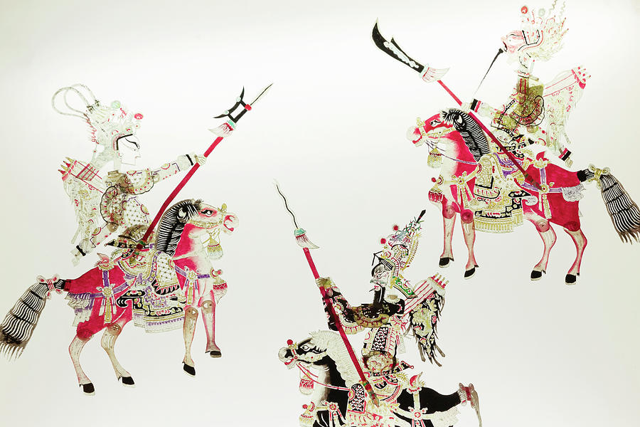 Puppets of warriors on horseback Photograph by Karen Foley - Fine Art ...