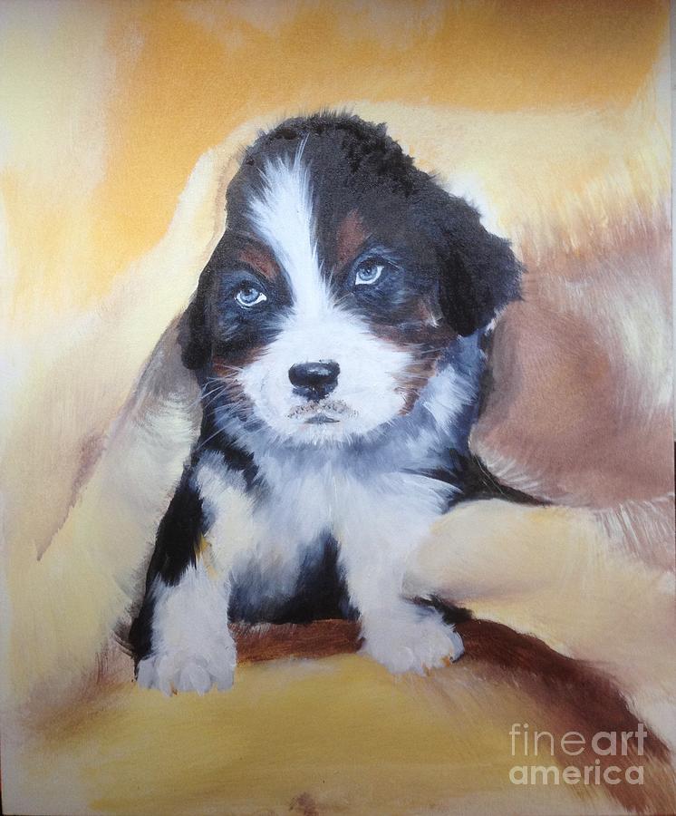 Puppy .... Love Me Painting