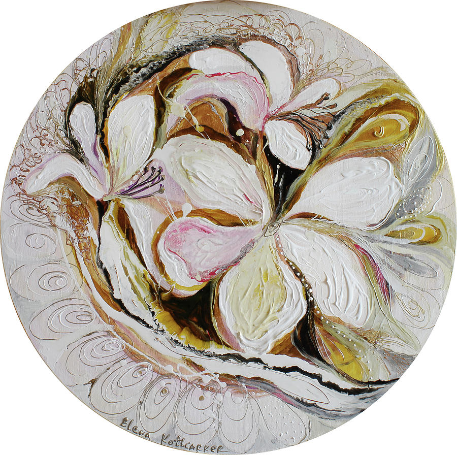 Pure Abstract #10. The flowering Painting by Elena Kotliarker