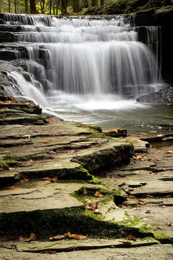 Pure And Tranquil Waterfall Photograph by Christina Rollo