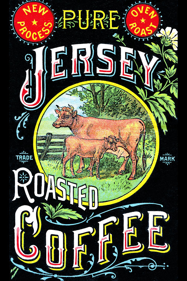 Pure Jersey Roasted Coffee Painting by Unknown