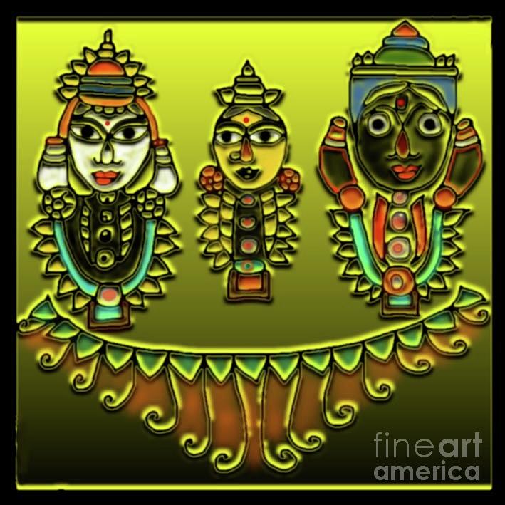 Puri Jagannath Digital Art by Latha Gokuldas Panicker