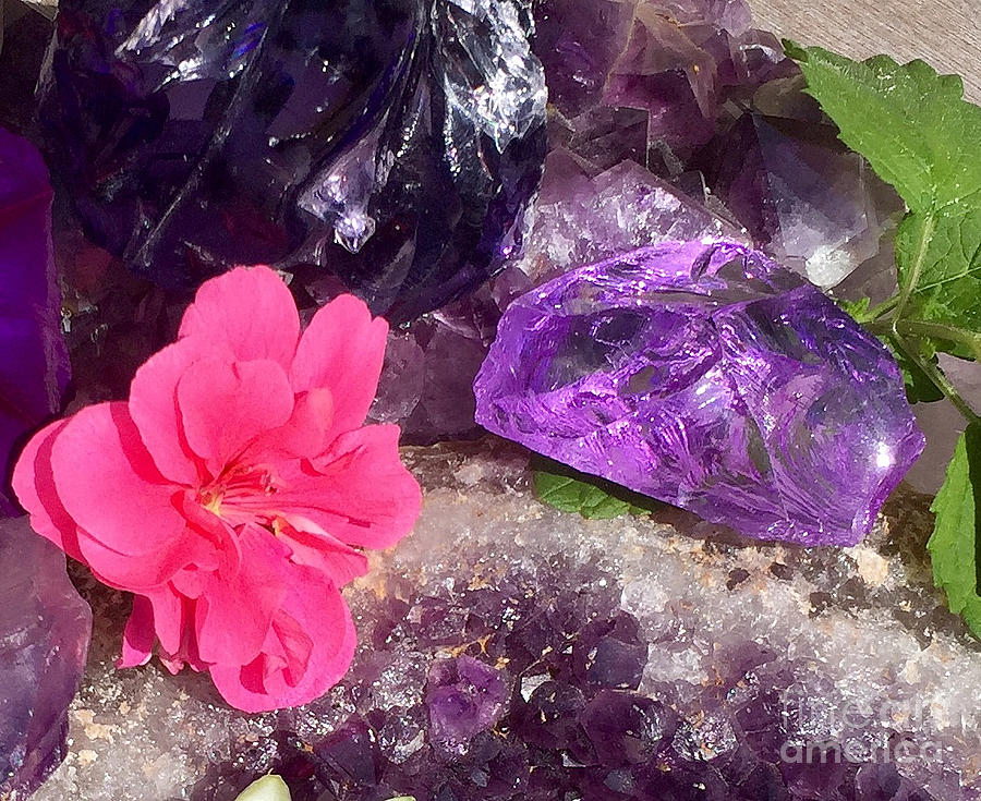 Purple Andara Crystalline Creation by Nathalie DAOUT Purple Andara Crystalline Creation by Nathalie DAOUT