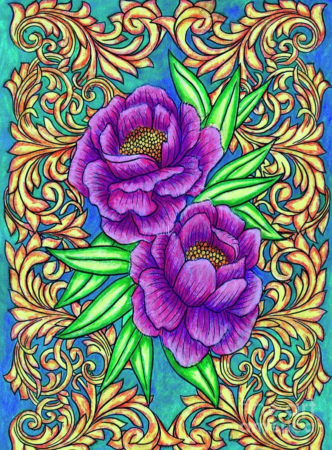 Purple Camellias Painting by Dawn Boyer | Pixels