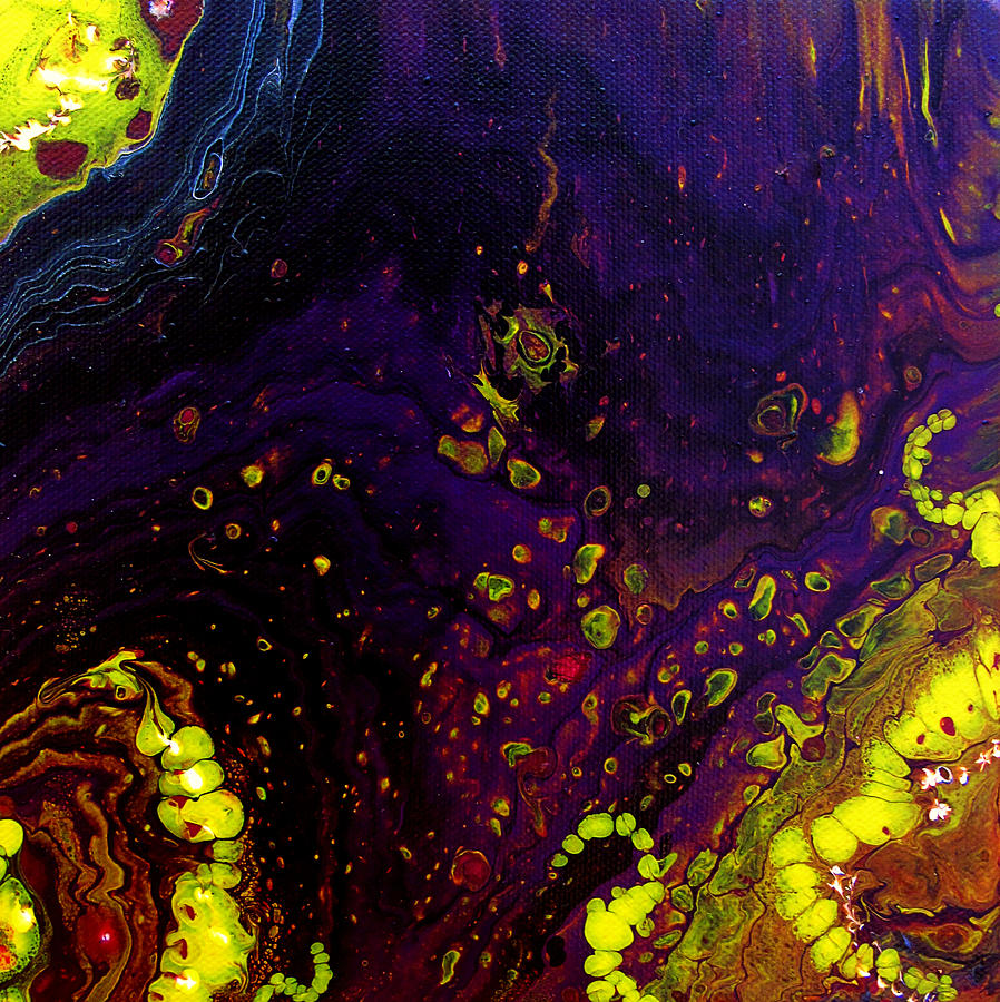 Purple Coral Painting by Cheryl Ehlers