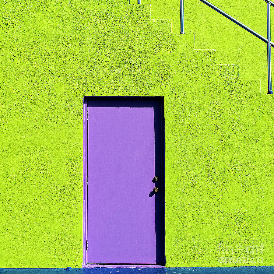Purple Door Photograph by Lenore Locken