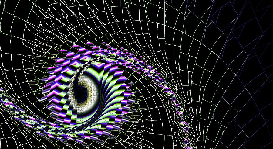 Purple Eye Was Here Digital Art by Don Northup