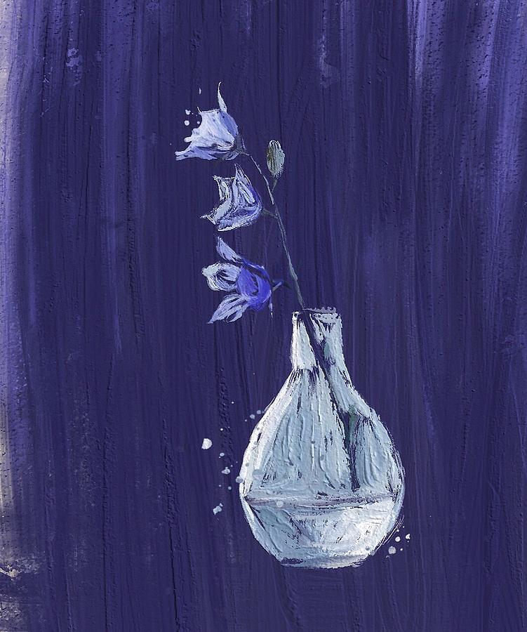 Purple flowers Digital Art by Tanya Gordeeva
