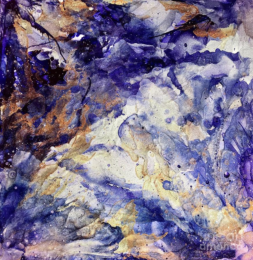 Purple Magic Painting by Nancy Koehler