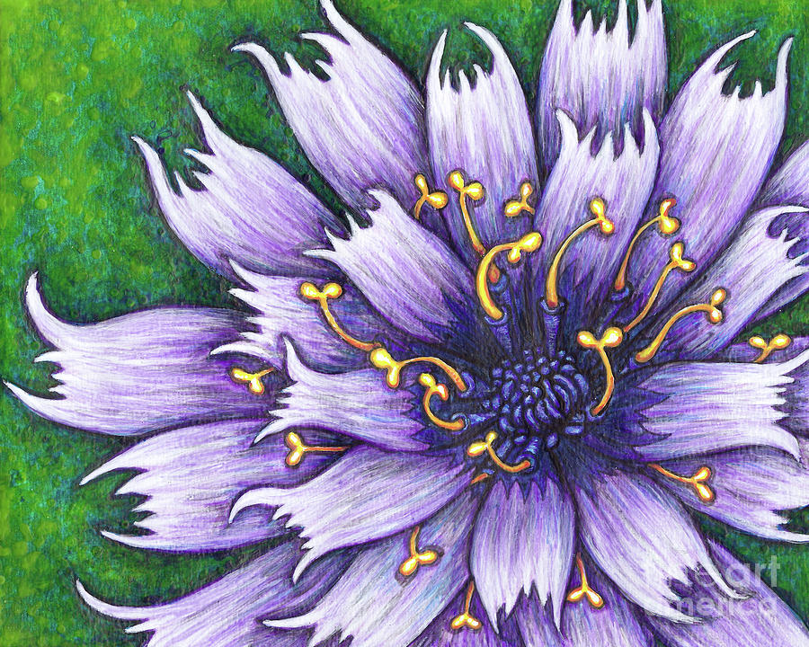 Purple Majesty Painting by Amy E Fraser