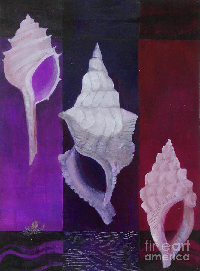 Purple Painting by Mary Kuper