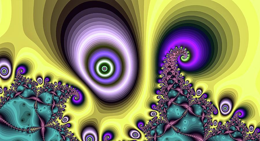 Purple Medium Eye Digital Art by Don Northup
