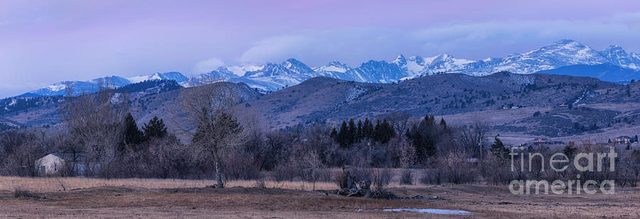 Purple Morning along the Front Range Photograph by Ronda Kimbrow